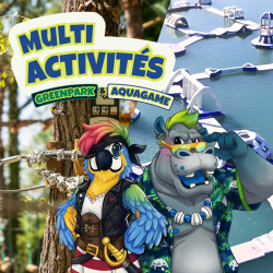Multi Activités GreenPark illimité et Aquagame 1H30